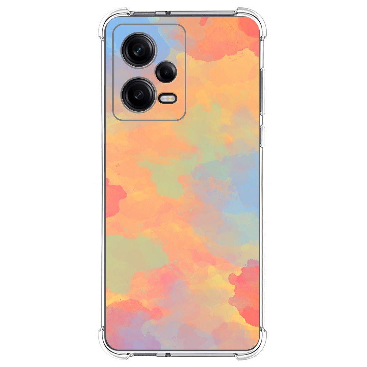 Funda Silicona Antigolpes compatible con Xiaomi Redmi Note 12 Pro+ Plus 5G diseño Acuarela 08 Dibujos