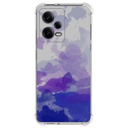 Funda Silicona Antigolpes compatible con Xiaomi Redmi Note 12 Pro+ Plus 5G diseño Acuarela 09 Dibujos