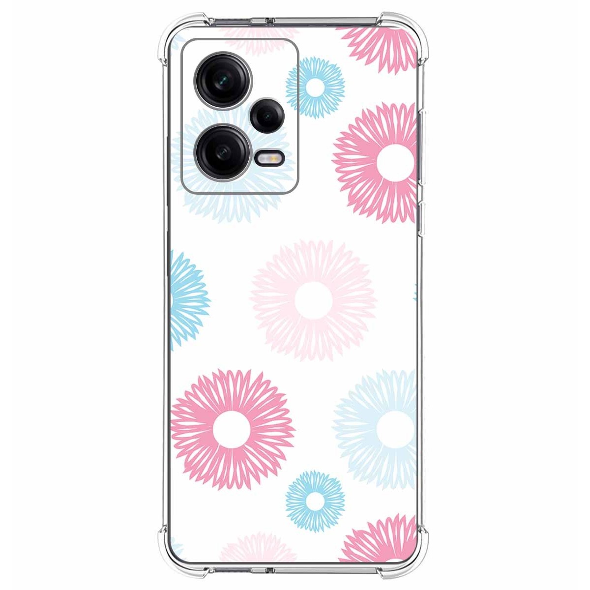 Funda Silicona Antigolpes compatible con Xiaomi Redmi Note 12 Pro+ Plus 5G diseño Flores 06 Dibujos