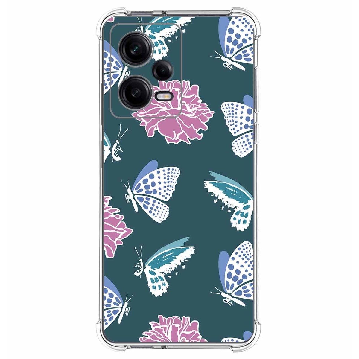 Funda Silicona Antigolpes compatible con Xiaomi Redmi Note 12 Pro+ Plus 5G diseño Flores 10 Dibujos