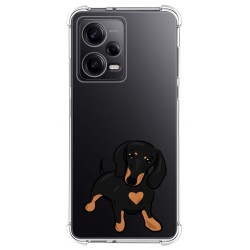 Funda Silicona Antigolpes compatible con Xiaomi Redmi Note 12 Pro+ Plus 5G diseño Perros 04 Dibujos