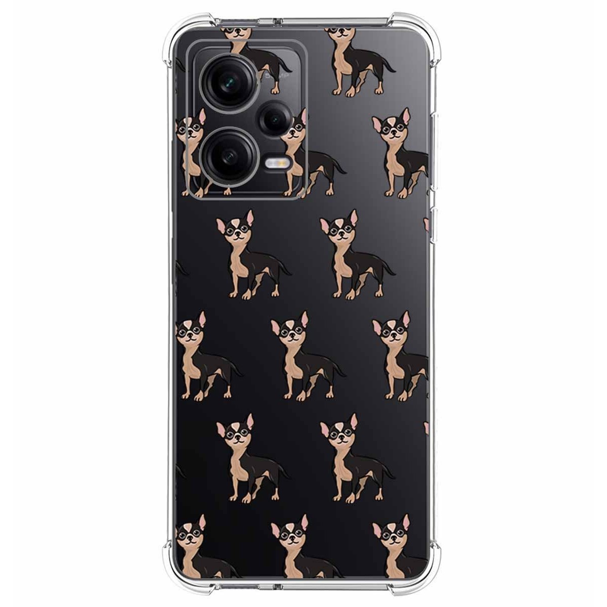 Funda Silicona Antigolpes compatible con Xiaomi Redmi Note 12 Pro+ Plus 5G diseño Perros 11 Dibujos
