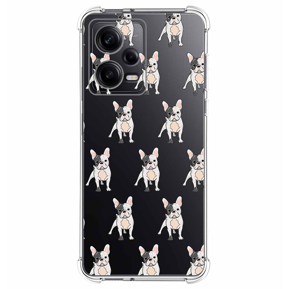 Funda Silicona Antigolpes compatible con Xiaomi Redmi Note 12 Pro+ Plus 5G diseño Perros 12 Dibujos