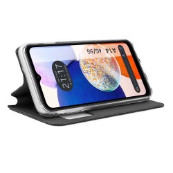 Funda Libro Soporte con Ventana para Samsung Galaxy A14 4G / 5G color Negra 2