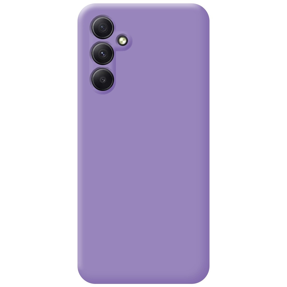 Funda Silicona Líquida Ultra Suave para Samsung Galaxy A14 4G / 5G color Morada