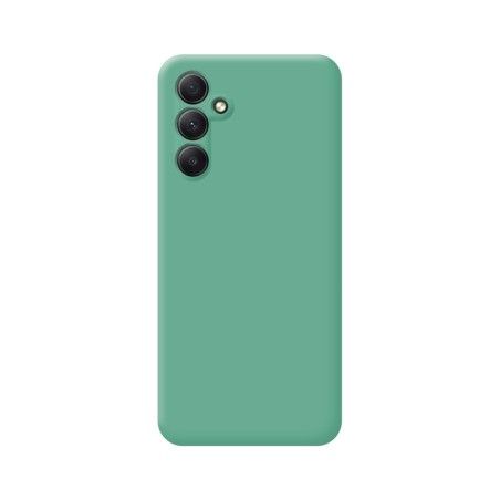Funda Silicona Líquida Ultra Suave para Samsung Galaxy A14 4G / 5G color Verde