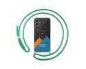 Personaliza tu Funda Colgante Transparente para Samsung Galaxy A54 5G con Cordon Verde Agua Dibujo Personalizada