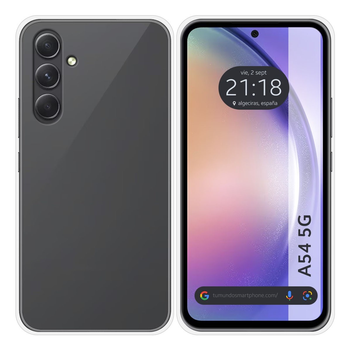 Funda Silicona Gel TPU Transparente para Samsung Galaxy A54 5G