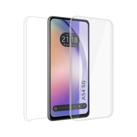 Funda Doble Transparente Pc + Tpu Full Body 360 para Samsung Galaxy A54 5G