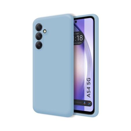 Funda Silicona Líquida Ultra Suave para Samsung Galaxy A54 5G color Azul