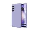 Funda Silicona Líquida Ultra Suave para Samsung Galaxy A54 5G color Morada