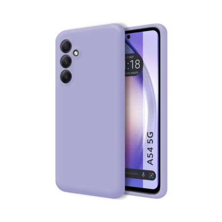 Funda Silicona Líquida Ultra Suave para Samsung Galaxy A54 5G color Morada