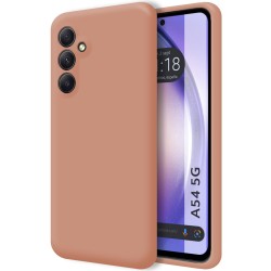 Funda Silicona Líquida Ultra Suave para Samsung Galaxy A54 5G color Rosa