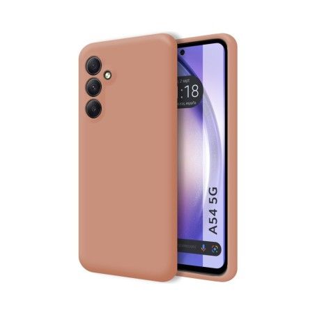 Funda Silicona Líquida Ultra Suave para Samsung Galaxy A54 5G color Rosa