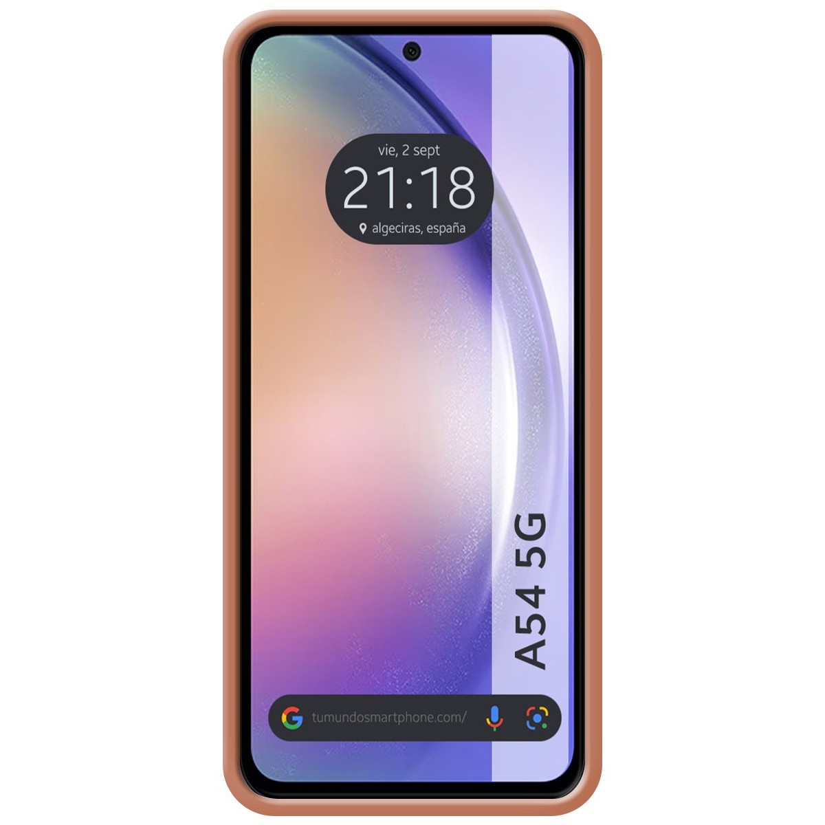 Funda Silicona Líquida Ultra Suave para Samsung Galaxy A54 5G color Rosa