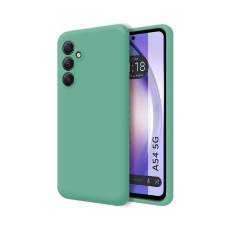 Funda Silicona Líquida Ultra Suave para Samsung Galaxy A54 5G color Verde