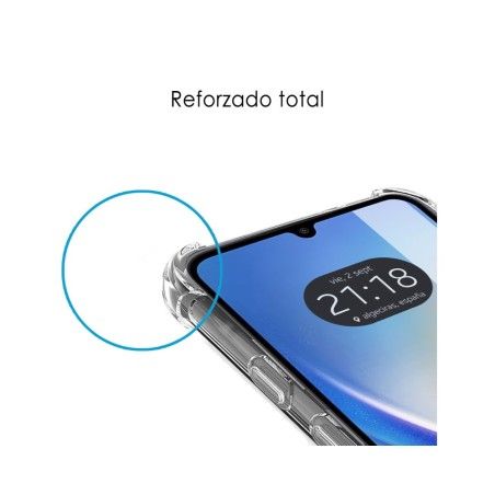 Funda Silicona Antigolpes Transparente para Samsung Galaxy A34 5G