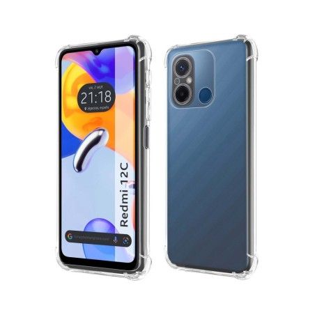 Funda Silicona Antigolpes Transparente compatible con Xiaomi Redmi 12C