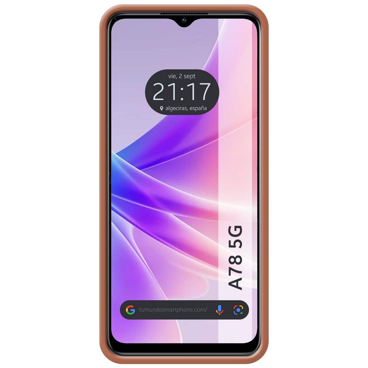 Funda Silicona Líquida Ultra Suave para Oppo A78 5G color Rosa
