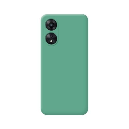 Funda Silicona Líquida Ultra Suave para Oppo A78 5G color Verde