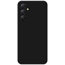 Funda Silicona Líquida Ultra Suave para Samsung Galaxy A14 4G / 5G color Negra 2