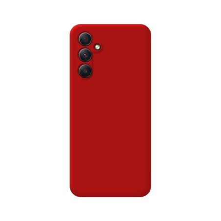 Funda Silicona Líquida Ultra Suave para Samsung Galaxy A14 4G / 5G color Roja