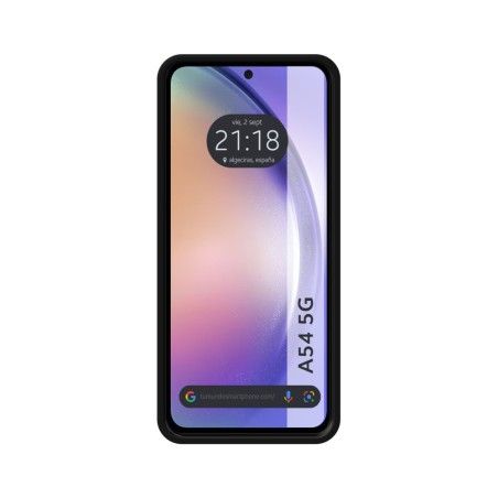 Funda Silicona Líquida Ultra Suave para Samsung Galaxy A54 5G color Negra