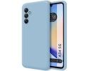 Funda Silicona Líquida Ultra Suave para Samsung Galaxy A34 5G color Azul