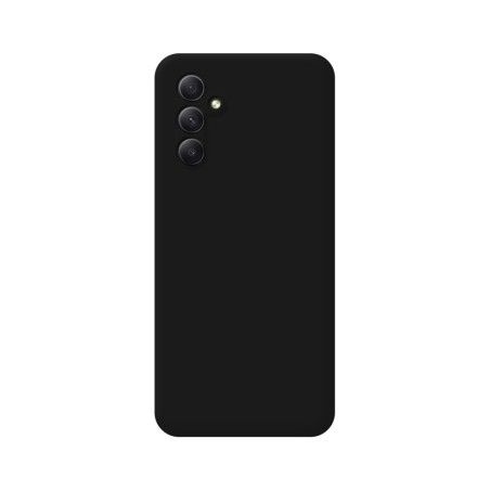 Funda Silicona Líquida Ultra Suave para Samsung Galaxy A34 5G color Negra