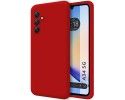 Funda Silicona Líquida Ultra Suave para Samsung Galaxy A34 5G color Roja