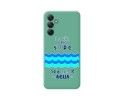 Funda Silicona Líquida Verde para Samsung Galaxy A14 4G / 5G diseño Agua Dibujos
