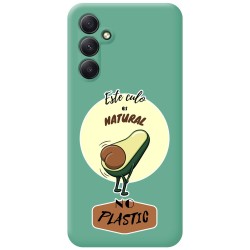Funda Silicona Líquida Verde para Samsung Galaxy A14 4G / 5G diseño Culo Natural Dibujos