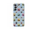 Funda Silicona Líquida Azul para Samsung Galaxy A54 5G diseño Catrina Dibujos