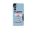 Funda Silicona Líquida Azul para Samsung Galaxy A54 5G diseño Vaca Dibujos