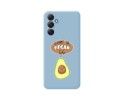 Funda Silicona Líquida Azul para Samsung Galaxy A54 5G diseño Vegan Life Dibujos