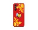 Funda Silicona Líquida Roja para Samsung Galaxy A54 5G diseño Abeja Dibujos