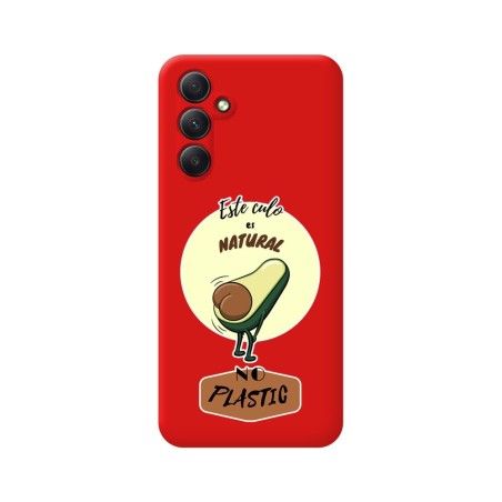 Funda Silicona Líquida Roja para Samsung Galaxy A54 5G diseño Culo Natural Dibujos