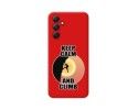 Funda Silicona Líquida Roja para Samsung Galaxy A54 5G diseño Hombre Escalada Dibujos