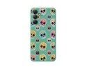 Funda Silicona Líquida Verde para Samsung Galaxy A54 5G diseño Catrina Dibujos