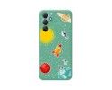 Funda Silicona Líquida Verde para Samsung Galaxy A54 5G diseño Espacio Dibujos