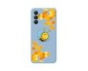 Funda Silicona Líquida Azul para Samsung Galaxy A34 5G diseño Abeja Dibujos
