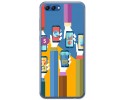 Funda Gel Tpu para Huawei Honor View 10 Diseño Apps Dibujos