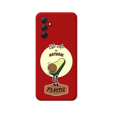 Funda Silicona Líquida Roja para Samsung Galaxy A34 5G diseño Culo Natural Dibujos