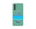 Funda Silicona Líquida Verde para Samsung Galaxy A34 5G diseño Agua Dibujos