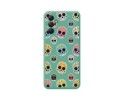 Funda Silicona Líquida Verde para Samsung Galaxy A34 5G diseño Catrina Dibujos
