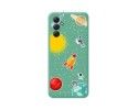 Funda Silicona Líquida Verde para Samsung Galaxy A34 5G diseño Espacio Dibujos