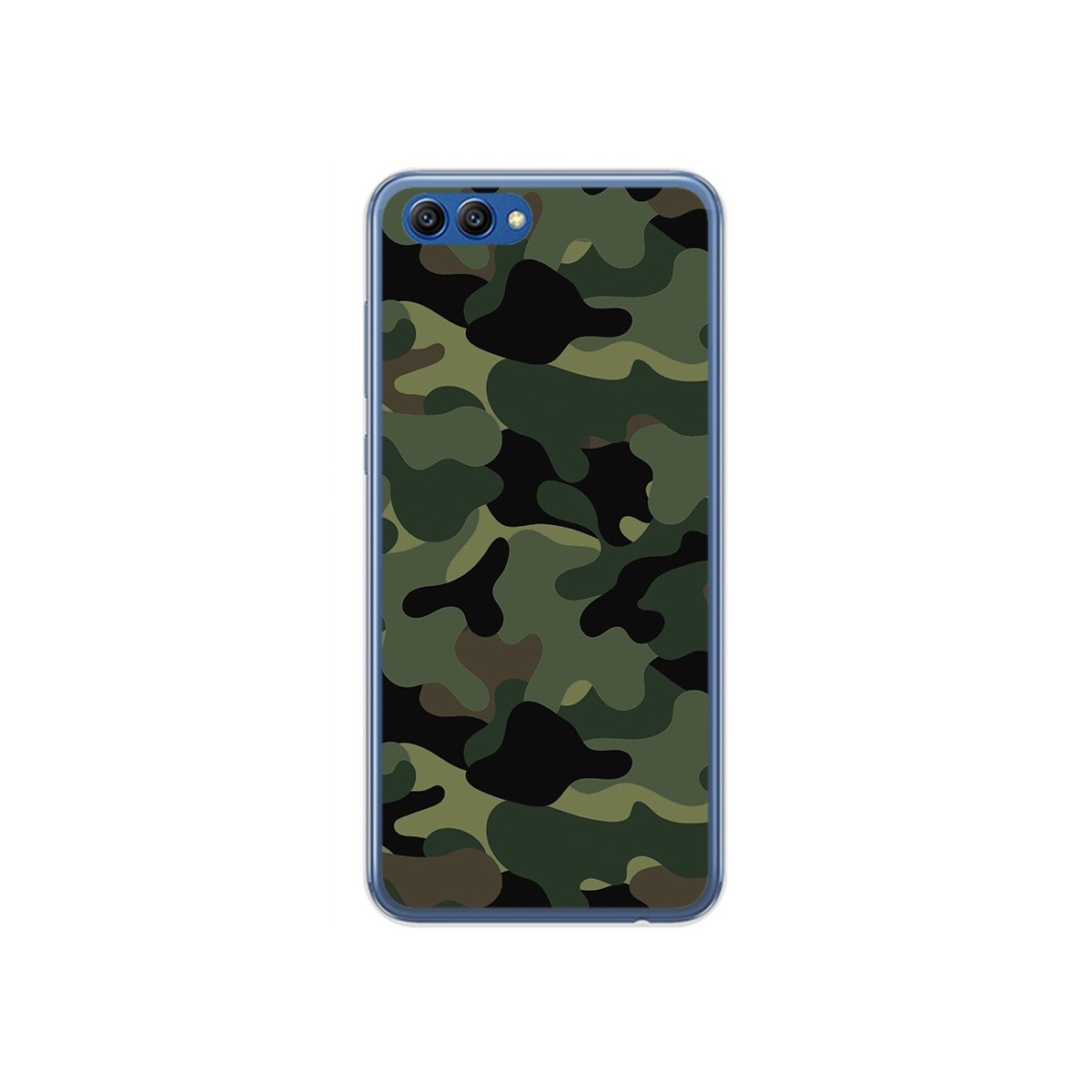 Funda Gel Tpu para Huawei Honor View 10 Diseño Camuflaje Dibujos