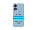 Funda Silicona Líquida Azul para Oppo A78 5G diseño Agua Dibujos