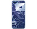 Funda Gel Tpu para Huawei Honor View 10 Diseño Circuito Dibujos