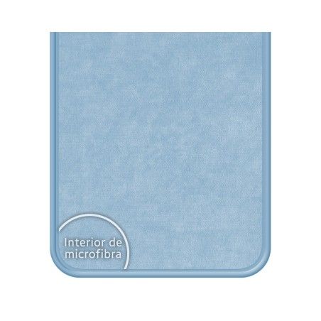 Funda Silicona Líquida Azul para Oppo A78 5G diseño Vegan Life Dibujos